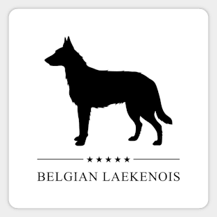 Belgian Laekenois Black Silhouette Magnet